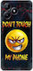 Husă din silicon cu emoji "Don't Touch My Phone" pentru Realme Note 50