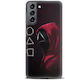 Squid Game Silicone Case Θήκη Samsung Galaxy S21 Black-red