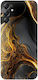 Marble Black-gold Case for Samsung Galaxy M15 5G