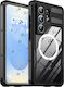 Shellbox 360 Full Cover Πλαστικό / Σιλικόνης Αδιάβροχο Μαύρο (Galaxy S25 Ultra)
