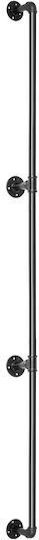 Aktuelles Treppengeländer Stahl Vivatechnix Matt Schwarz Länge 2,7 m Rohrdurchmesser 32 mm