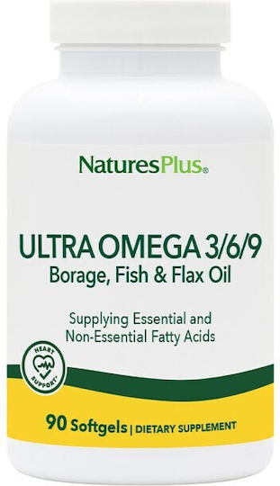 Nature's Plus Ultra Omega 3/6/9 Fischöl 1200mg 90 Softgels