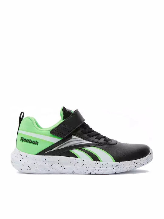 Rush Runner Syn Αθλητικά Παιδικά Παπούτσια Running με Σκρατς Μαύρα