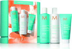 Moroccanoil Hair Care Set for Reconstruction & Nourishment for Damaged Hair with Shampoo 3pcs Moroccanoil Hair Care Set for Reconstruction & Nourishment for Damaged Hair with Shampoo 3pcs
