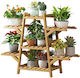 Next Pot Rack Wooden Beige 66cmx23cmx76cmcm.