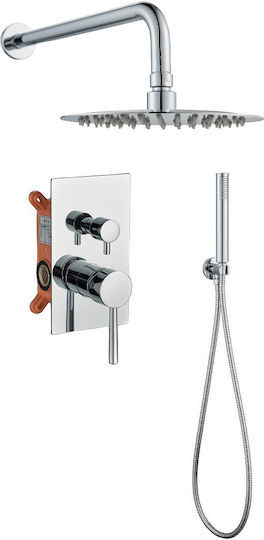 Interflex για Ντουζιέρα Ασημί