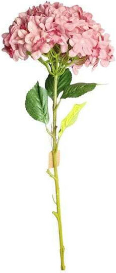 Hydrangea Artificial Flower Stem Height 110cm Pink