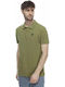 Speed Demon Polo Herrenbluse Kurzarm Olive Branch
