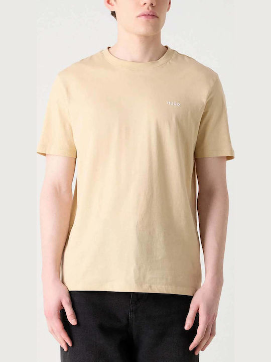 Hugo Logo T-shirt Beige