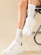 Femei Flatforms Adidași White / Champagne