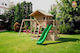 Fungoo Fungoo Holzturm Spielplatzspielzeug mit Kletterfläche Mehrfarbig