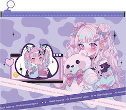 B5 Zipper Folder Manga Pink Fantasy M&g