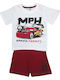 Disney Kids' Pajamas Summer Red Speed Frenzy