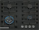 Bosch Serie 4 Natural Gas Cooktop Autonomous 59x52εκ.