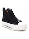 Kinder Sneakers Hoch Schwarz