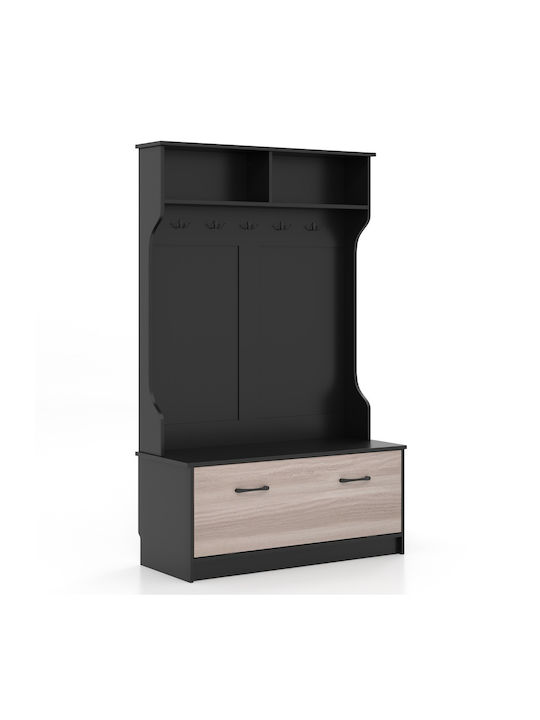 Mobilier de Intrare cu Cuier / Dulap pentru Pantofi / Dulap & Bancă 100x40x160cm