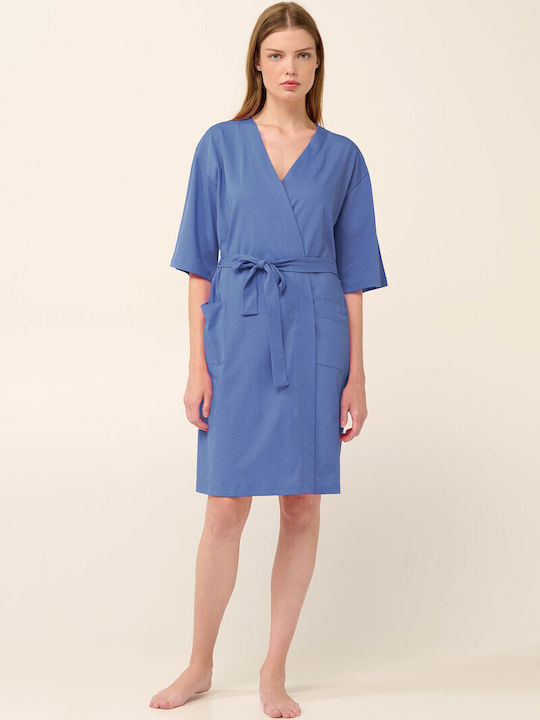 Vamp Sommer Damen Robe Blue Iris