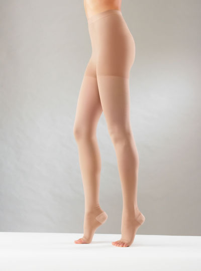 Mobiak Class Pantyhose Open 18-21 mmHg Beige