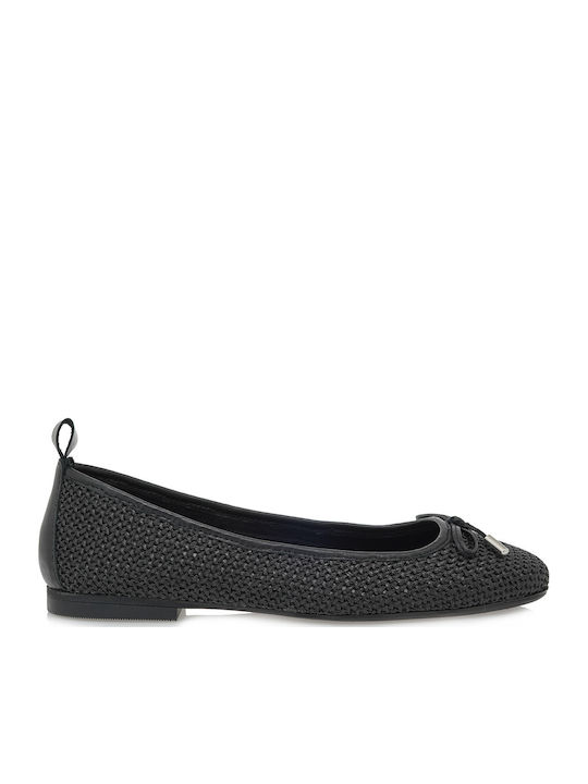Damen Ballerinas Schwarz