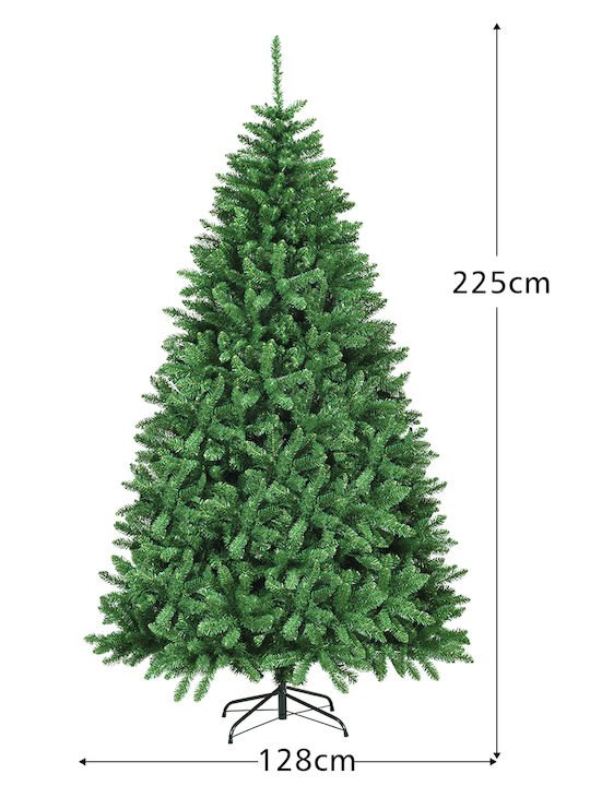 Brad de Crăciun 225cm cu 2254 Ramuri