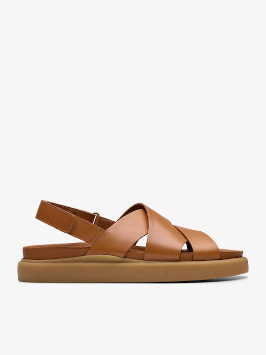 Clarks Aristella Sun Δερμάτινα Γυναικεία Σανδάλ...