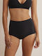 Hochtailliert Damen Slip Black