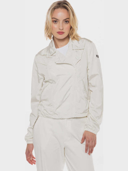 Jenny Damen Biker Jacke Weiß