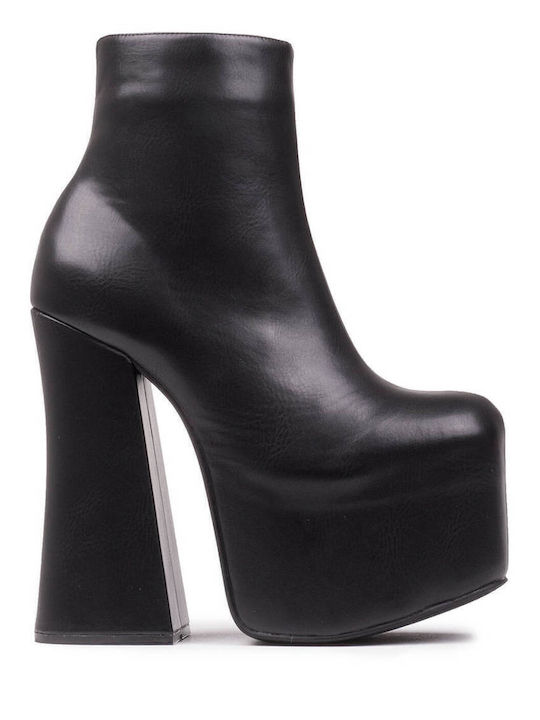 Tvc 15 Leather Women's Ankle Boots Black