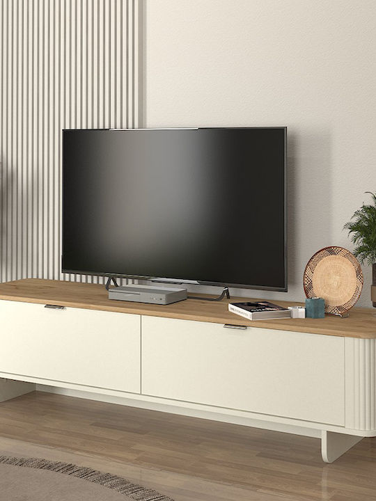 Έπιπλο Τηλεόρασης Bohema Ivory - Sepet Oak Μ180...