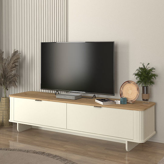 Bohema Επιδαπέδιο Ivory - Sepet Oak 180x47x45.6εκ.