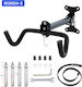 Deemount Rck054-s Wall-Mounted Bicycle Rack Steel Max Load 25kg