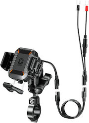 Kewig M33a Mount Phone Motorcycle with Adjustable Arm 3.5-7" for Steering Wheel Kewig M33a Mount Phone Motorcycle with Adjustable Arm 3.5-7" for Steering Wheel