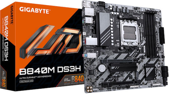 Gigabyte B840M DS3H Motherboard Micro ATX με AMD AM5 Socket
