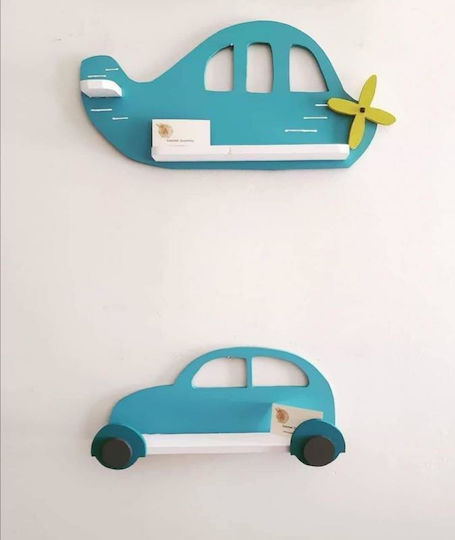 Wooden Helicopter Shelf