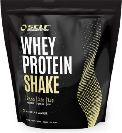 Self Omninutrition Whey Shake Πρωτεΐνη Ορού Γάλακτος Χωρίς Γλουτένη με Γεύση Βανίλια 1kg