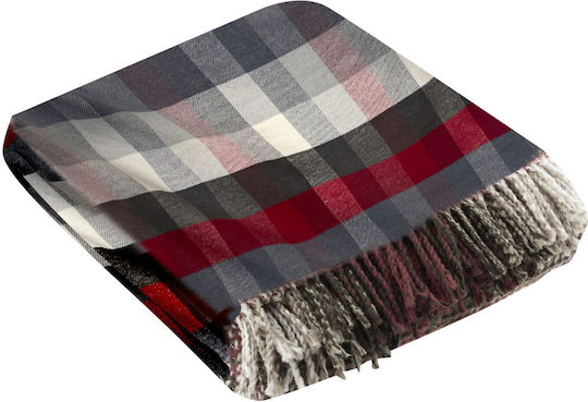 Pătură din bumbac și acril imprimată 130x170cm Tns 39-800-0022