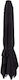 HomeMarkt Replacement Umbrella Fabric Black 3x3m