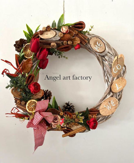 Wall Decor Wreath from Wooden