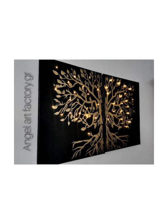 Δίπτυχος Πίνακας σε Καμβά 60x40cm