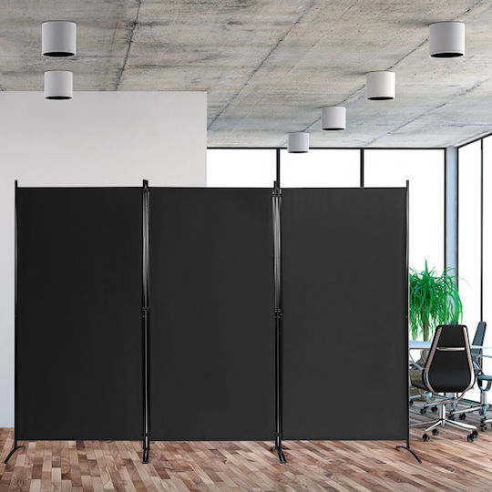 Costway Διακοσμητικό Παραβάν από Καμβά 260x183cm