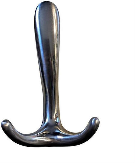 Import Hellas Wandhalterung 4254 Metall 3 Haken Silber
