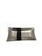 Karvounis Ceramic Decorative Platter Black 18x5cm