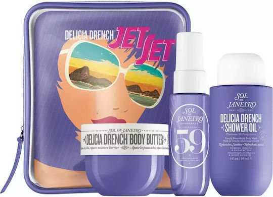 Sol de Janeiro Delicia Drench Комплект за пътуване за Хидратация 3бр