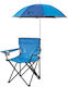 OZtrail Folding Beach Umbrella Diameter 1.2m Blue