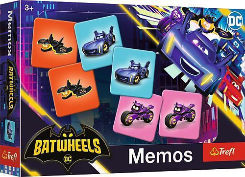 Επιτραπέζιο Παιχνίδι Batwheels Memo Game 3+ Ετών (EN) Trefl