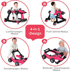 Costway Baby Walker with Music Pink
