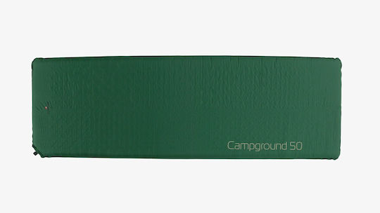 Robens Campground 50 Self-Inflating Single Camping Sleeping Mat 195x63cm Thickness 5cm in Green color