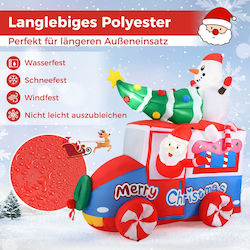 Costway Beleuchtetes Kunststoff Auto Aufblasbar Costway Beleuchtetes Kunststoff Auto Aufblasbar