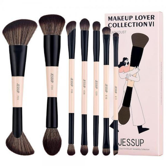 Jessup Beauty Επαγγελματικό Σετ με Πινέλα Μακιγιάζ 7τμχ