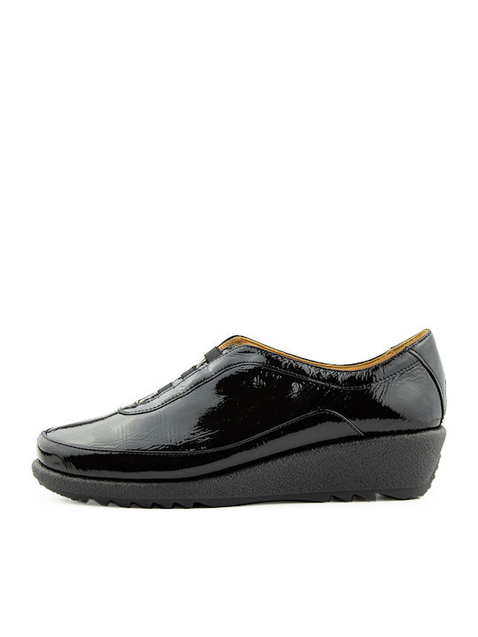 Relax Anatomic Γυναικεία Oxfords σε Μαύρο Χρώμα